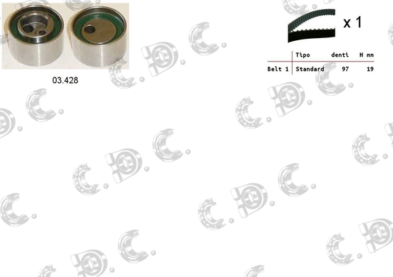 Timing Belt Kit (04.5392)