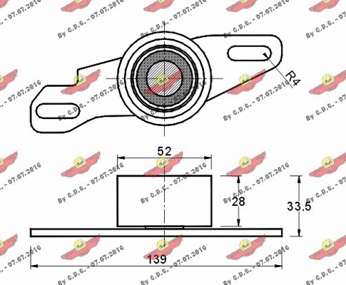 Tensioner Pulley, timing belt