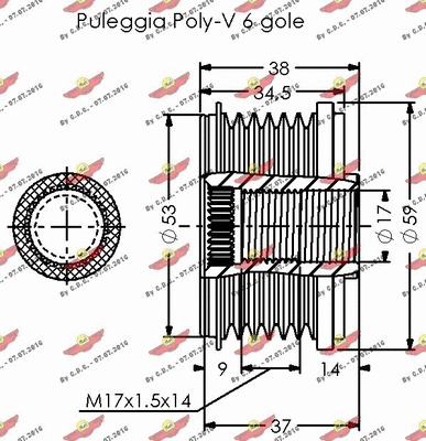Alternator Freewheel Clutch