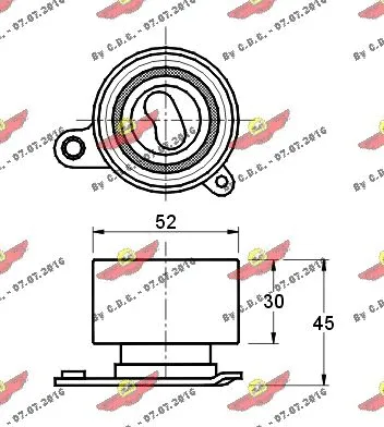 Tensioner Pulley, timing belt