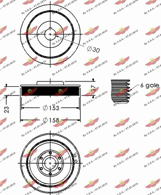 Belt Pulley, crankshaft