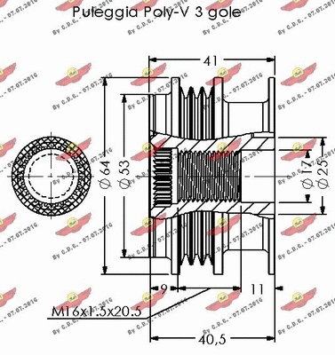 Alternator Freewheel Clutch