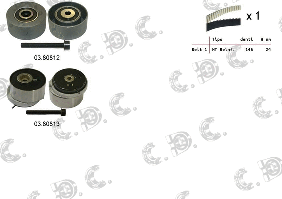 Timing Belt Kit (04.5299)