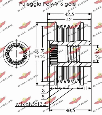 Alternator Freewheel Clutch