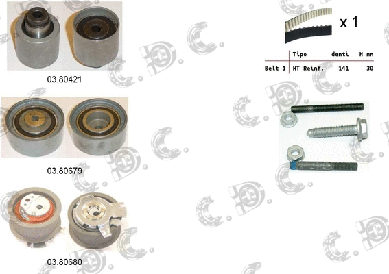 Timing Belt Kit (04.5118)