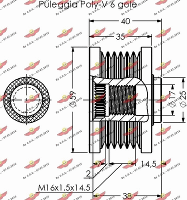 Alternator Freewheel Clutch