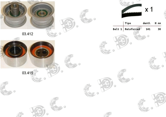 Timing Belt Kit (04.5081)