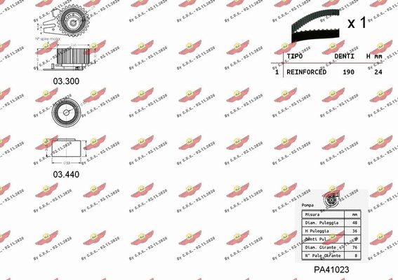 Water Pump & Timing Belt Kit
