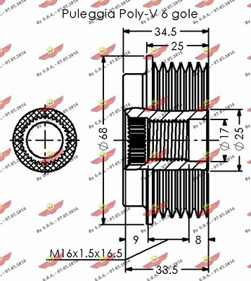 Alternator Freewheel Clutch