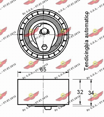 Tensioner Pulley, timing belt