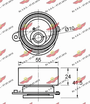Tensioner Pulley, timing belt
