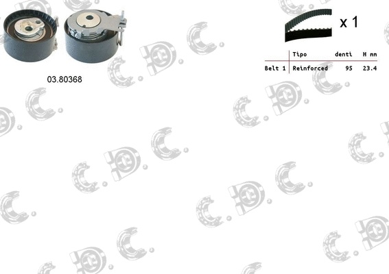 Timing Belt Kit (04.5111)