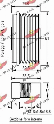 Alternator Freewheel Clutch
