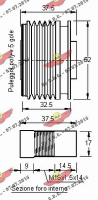 Alternator Freewheel Clutch