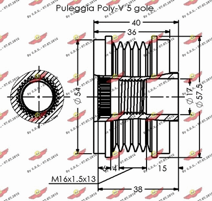 Alternator Freewheel Clutch