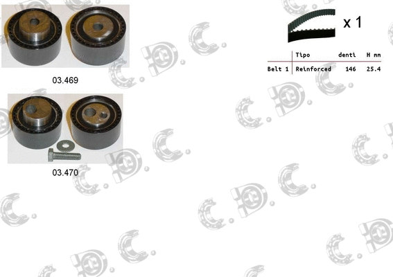 Timing Belt Kit (04.5106)