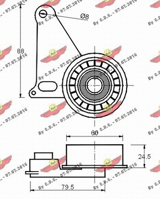Tensioner Pulley, timing belt