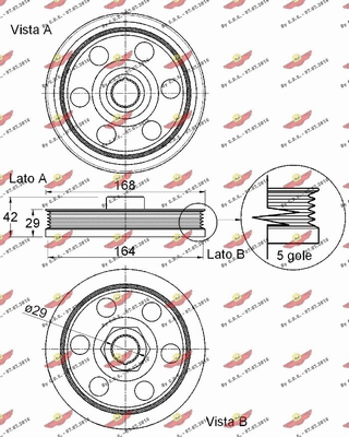 Belt Pulley, crankshaft