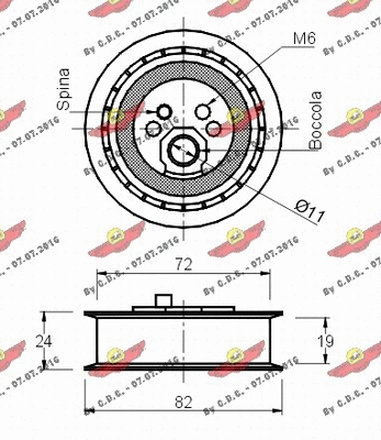 Tensioner Pulley, timing belt