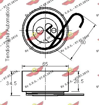 Tensioner Pulley, timing belt
