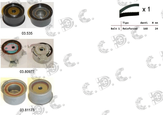 Timing Belt Kit (04.5297)
