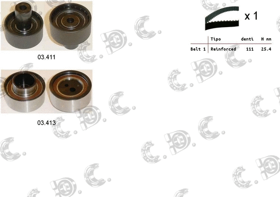 Timing Belt Kit (04.5194)