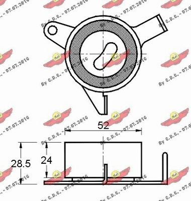 Tensioner Pulley, timing belt