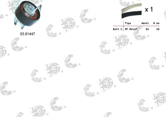 Timing Belt Kit (04.5313)