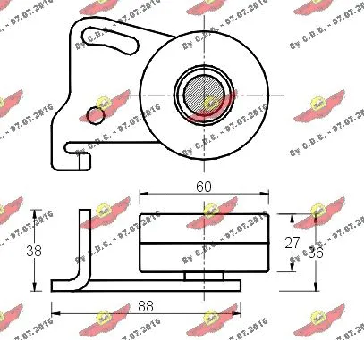 Tensioner Pulley, timing belt