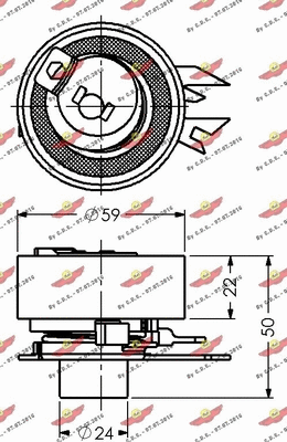 Tensioner Pulley, timing belt
