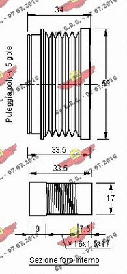 Alternator Freewheel Clutch
