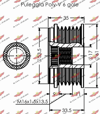 Alternator Freewheel Clutch