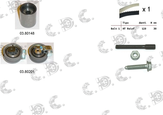 Timing Belt Kit (04.5129)