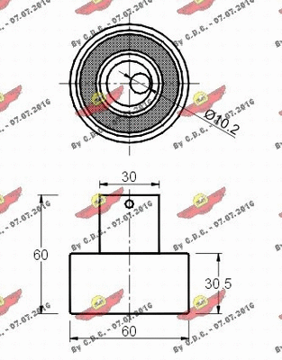 Tensioner Pulley, timing belt