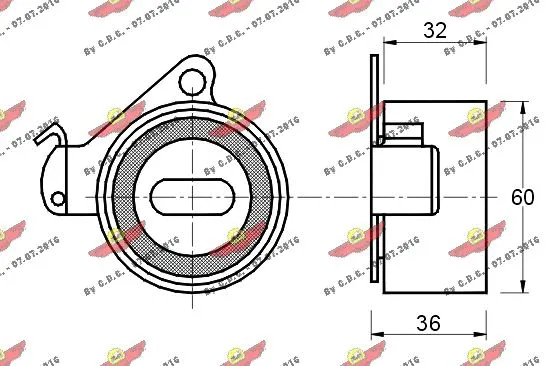 Tensioner Pulley, timing belt