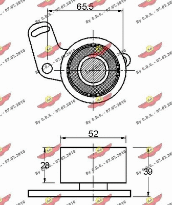 Tensioner Pulley, timing belt
