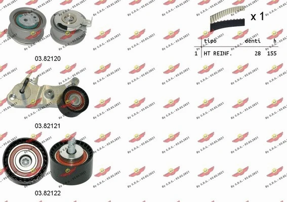 Timing Belt Kit (04.5481)