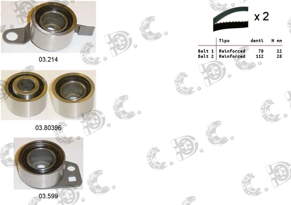 Timing Belt Kit (04.5146C)