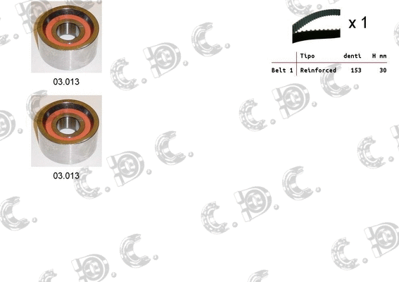 Timing Belt Kit (04.5039)
