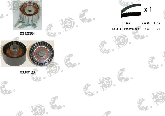 Timing Belt Kit (04.5096)