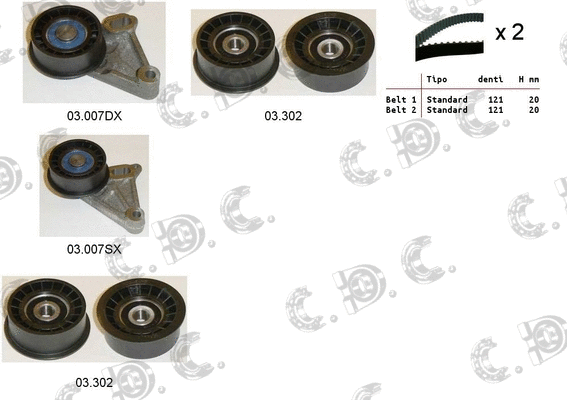 Timing Belt Kit (04.5078)