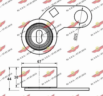 Tensioner Pulley, timing belt