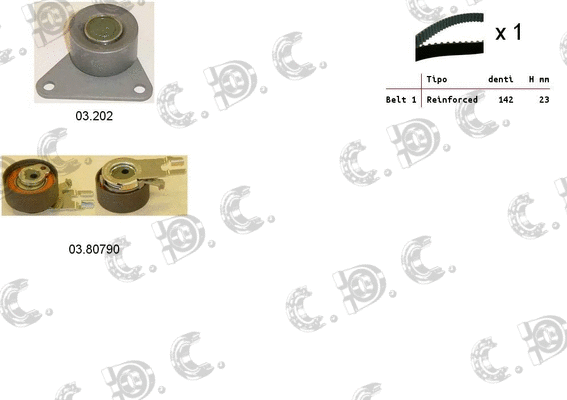 Timing Belt Kit (04.5343)