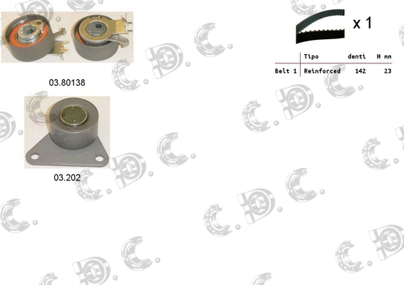 Timing Belt Kit (04.5102)