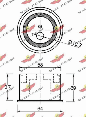 Tensioner Pulley, timing belt