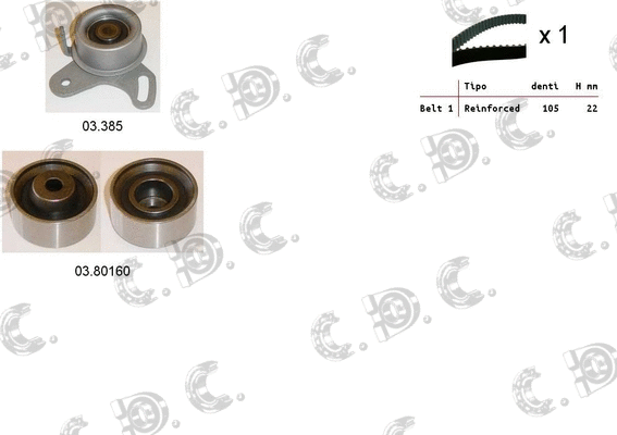 Timing Belt Kit (04.5293)