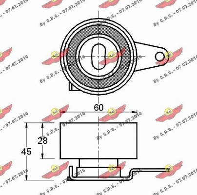 Tensioner Pulley, timing belt