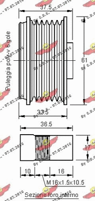 Alternator Freewheel Clutch