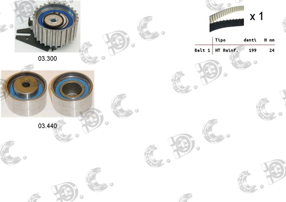 Timing Belt Kit (04.5277)