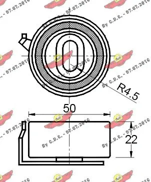 Tensioner Pulley, timing belt